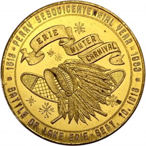 Erie 1963 50 Cent Winter Carnival Medal