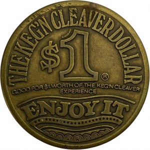 Keg'n Cleaver 1 Dollar Steak and Lobster Merchant Token