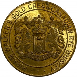 Canada Hiram Walkers Rye and Whiskey Medallion