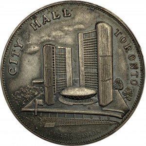 Canada Toronto Ontario City Hall Wellings Manufacturing Co. Ltd. Medallion