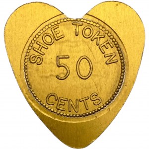 Canada Brantford Ontario 50 Cent Stan the Shoe Man Merchant Token 120-S-B