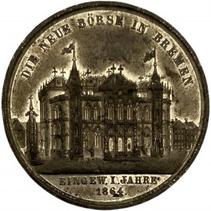 Germany Bremen New Bank 1864 Free City Medallion