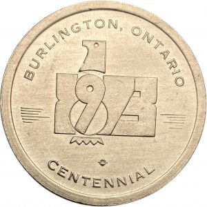 Canada Burlington Ontario 1973 Centennial Joseph Brant Medal