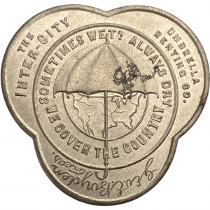 Inter-City Umbrella Renting Co. Eat Velvet Candy Medallion