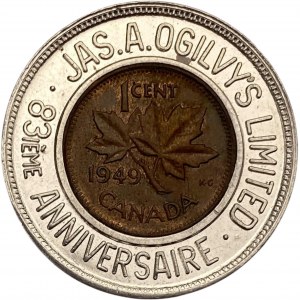 Canada Montreal Quebec 1949 Lucky Penny Jas. A. Ogilvys Ltd.