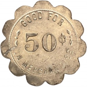 Canada Alvinston Ontario 50 Cent J.E. Pedlow Merchant Token 24-C-B
