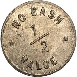 Canada Niagara Falls Ontario 1/2 Sauder Bros. Merchant Token 708-D-B