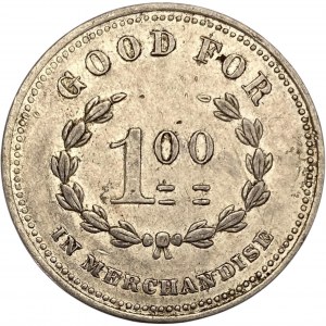 Canada Savanne Ontario 1 Dollar The Savanne Lumber Co. Merchant Token 912-A-A