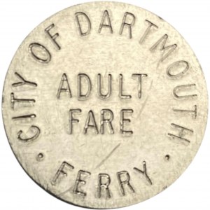 Canada Dartmouth Nova Scotia One Fare Dartmouth Ferry Token