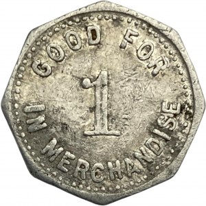 Canada Highgate Ontario 1 Cent E.T. Beattie Merchant Token 492-A-F
