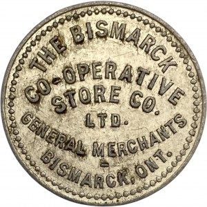 Canada Bismarck Ontario 25 Cent Co-Operative Store Merchant Token 96-A-C