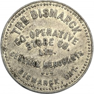Canada Bismarck Ontario 50 Cent Co-Operative Store Merchant Token 96-A-B