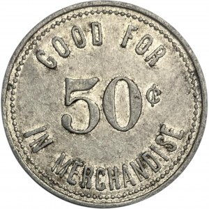 Canada Bismarck Ontario 50 Cent Co-Operative Store Merchant Token 96-A-B