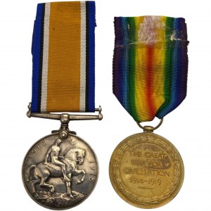 Great Britain WWI Pair to Army Service Corps