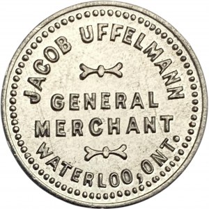 Canada Waterloo Ontario 5 Cent J. Uffelmann Merchant Token 1120-C-E