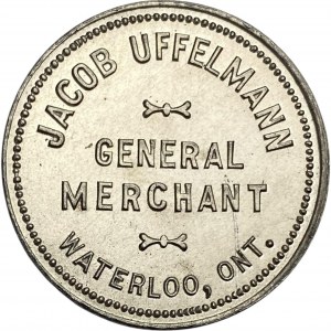 Canada Waterloo Ontario 25 Cent J. Uffelmann Merchant Token 1120-C-C