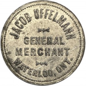 Canada Waterloo Ontario 50 Cent J. Uffelmann Merchant Token 1120-C-B