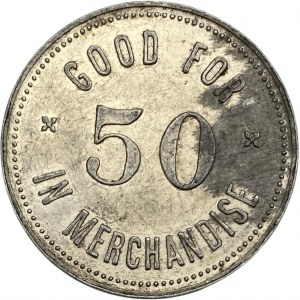 Canada Waterloo Ontario 50 Cent J. Uffelmann Merchant Token 1120-C-B