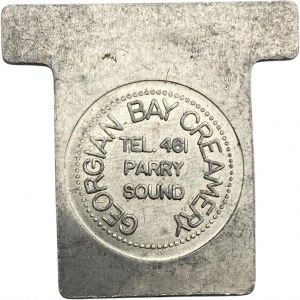 Canada Georgian Bay Creamery 1 Quart Merchant Milk Token