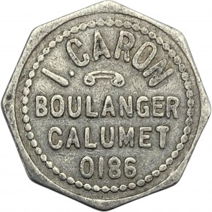I. Caron Boulanger Calumet 1 Petit Pain Merchant Token