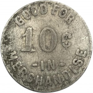 Canada Forestville Ontario 10 Cent J.A. Hoover Merchant Token 388-A-D