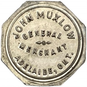 Canada Adelaide Ontario 1 Cent John Muxlow Merchant Token 8-A-F