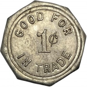 Canada Adelaide Ontario 1 Cent John Muxlow Merchant Token 8-A-F