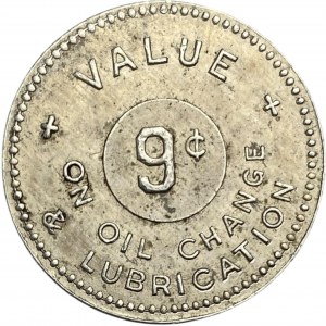 Canada Hamilton Ontario 9 Cent Shorer's Service Station Merchant Token 464-AM-P