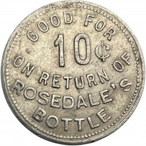 Rosedal's Bottle 10 Cent Merchant Token