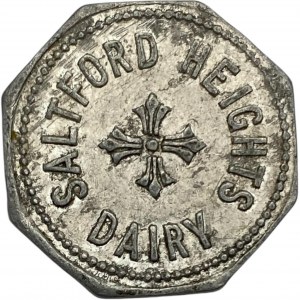 Canada Goderich Ontario 1 Pint Saltford Heights Dairy Merchant Milk Token