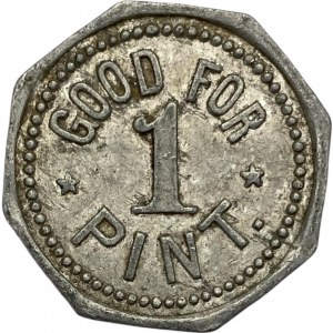 Canada Goderich Ontario 1 Pint Saltford Heights Dairy Merchant Milk Token