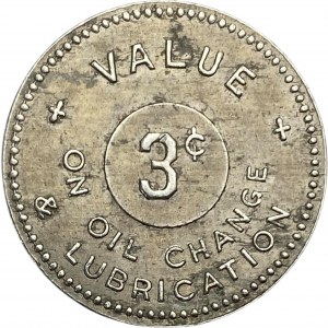 Canada Hamilton Ontario 3 Cent Shorer's Service Station Merchant Token 464-AM-R
