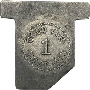 Canada Penticton British Columbia 1 Quart Royal Dairy Merchant Milk Token