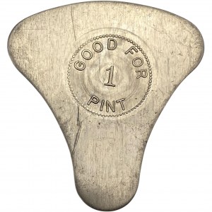 Canada Chesley Ontario 1 Pint Chesley Dairy Merchant Milk Token