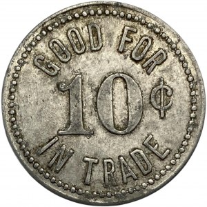 Canada Arkona Ontario 10 Cent Brown Bros. without Stars Merchant Token 36-A-Dx