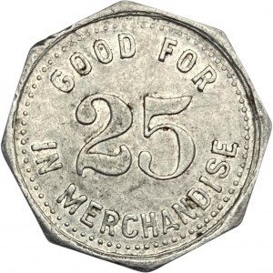 Canada Dutton Ontario 25 Cent Thos Hockin Merchant Token 312-E-C