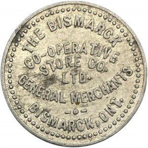 Canada Bismarck Ontario 10 Cent Co-Operative Store Merchant Token 96-A-D