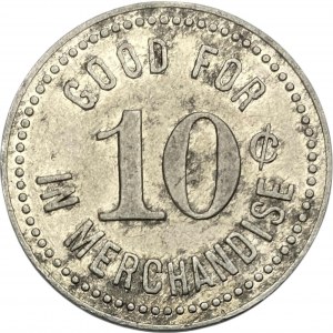Canada Bismarck Ontario 10 Cent Co-Operative Store Merchant Token 96-A-D