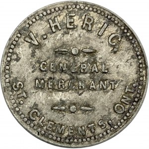 Canada St. Clements Ontario 1 Dollar V. Heric Merchant Token B Counterstamp 980-B-A