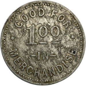 Canada St. Clements Ontario 1 Dollar V. Heric Merchant Token B Counterstamp 980-B-A