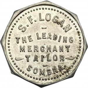Canada Sombra Ontario 50 Cent S.F. Logan Merchant Token 940-B-Bx McColl 748