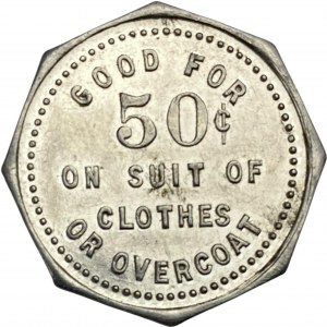 Canada Sombra Ontario 50 Cent S.F. Logan Merchant Token 940-B-Bx McColl 748
