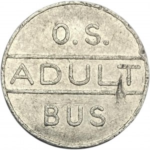 Canada Owen Sound Ontario Bus Line 1 Adult Bus Fare Token