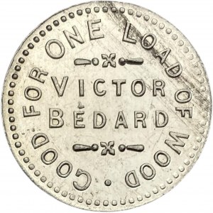 Canada Rockland Ontario One Load of Wood Victor Bedard Merchant Token 884-B-A
