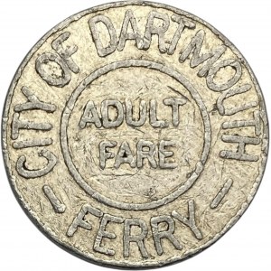 Canada Dartmouth Nova Scotia Adult Fare Ferry Token