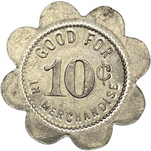 Canada Alvinston Ontario 10 Cent J.E. Pedlow Merchant Token 24-C-D