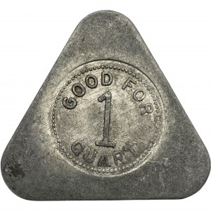 Canada Goderich Ontario 1 Quart Andrew's Dairy Merchant Milk Token