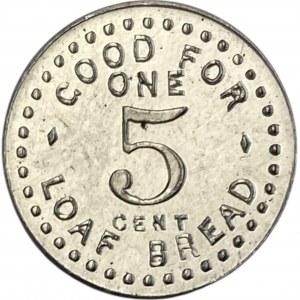 Canada Gore Bay Ontario 5 Cent G. Peters Merchant Token