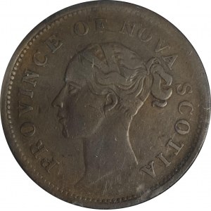 Canada Nova Scotia 1843 Penny Token NS-2D1