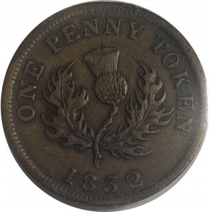 Canada Nova Scotia 1832 Penny Token NS-2B1